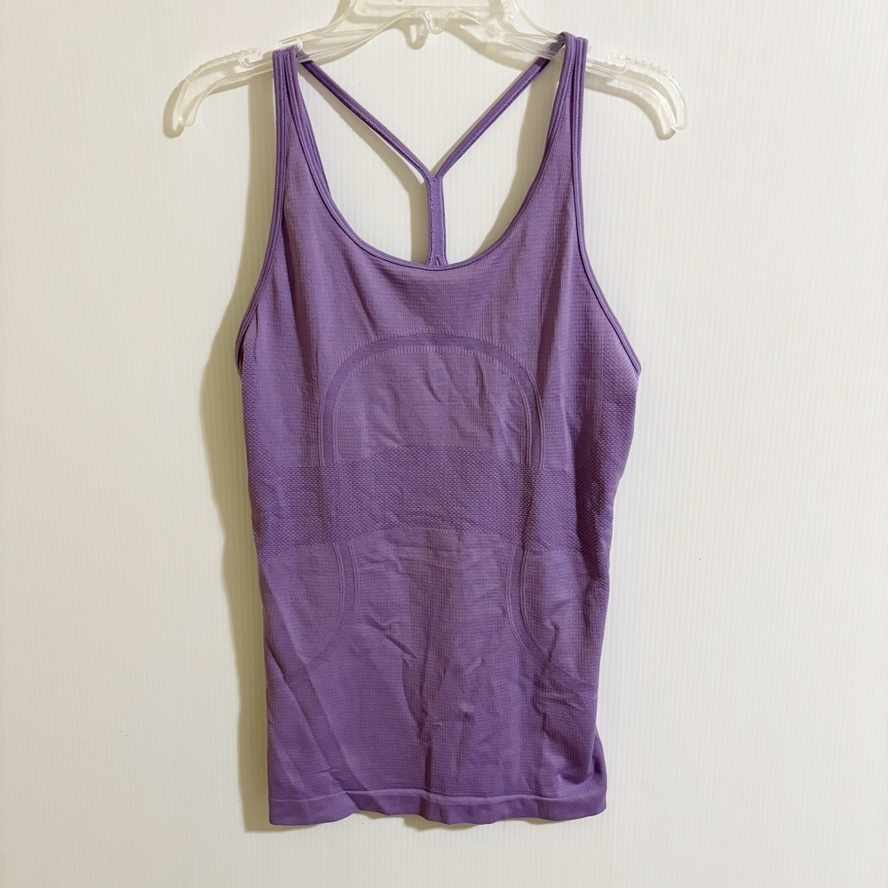 Lululemon Size 6 Purple Swiftly Tech Strappy Racerback Tank Workout Top